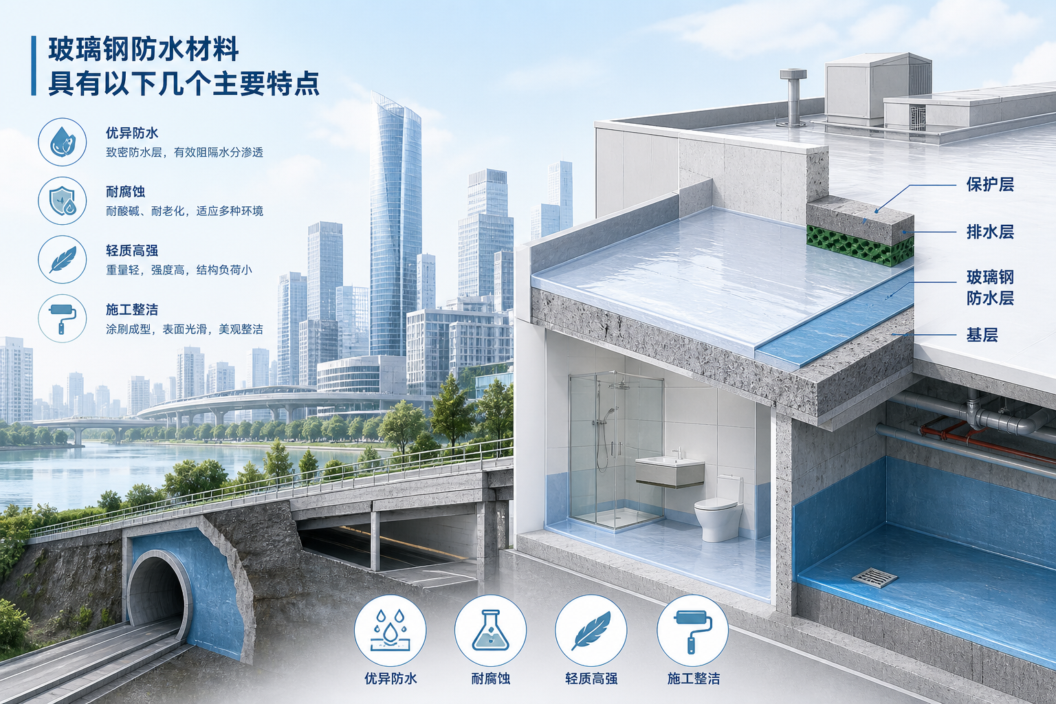 2023年玻璃钢防水材料市场趋势分析，关注 甘南 发展